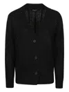 Fabiana Filippi Sequin-embellished Cardigan In Black