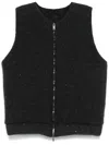 Fabiana Filippi Sequin-embellished Gilet In Grey
