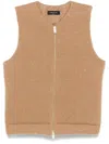 Fabiana Filippi Sequinned Puffer Gilet In Neutrals