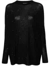 Fabiana Filippi Sequin-embellished Jumper In Black