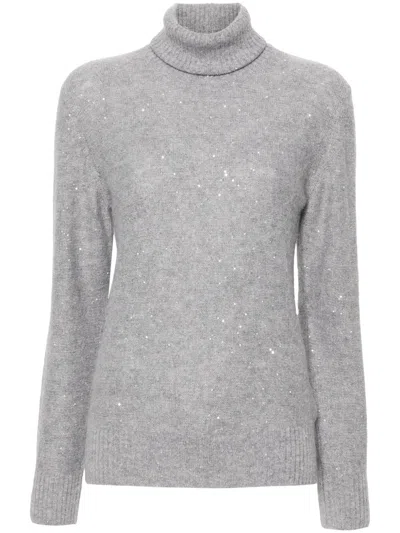 FABIANA FILIPPI SEQUIN EMBELLISHED JUMPER