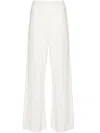 Fabiana Filippi Sequin-embellished Knitted Trousers In Neutrals