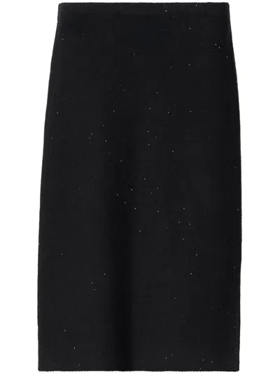 FABIANA FILIPPI SEQUIN-EMBELLISHED MIDI SKIRT