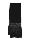 Fabiana Filippi Sequin-embellished Rectangle Scarf In Black