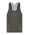 Fabiana Filippi Sequin Tank Top In Black
