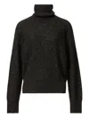 Fabiana Filippi Sequin-embellished Turtleneck Sweater In Black