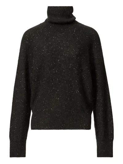 FABIANA FILIPPI SEQUIN-EMBELLISHED TURTLENECK SWEATER