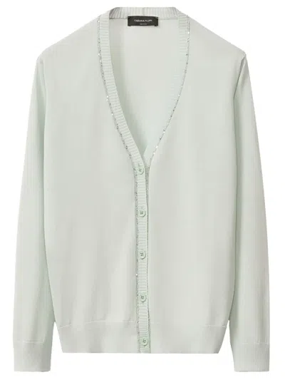 Fabiana Filippi Sequin-embellishment Cardigan In Green