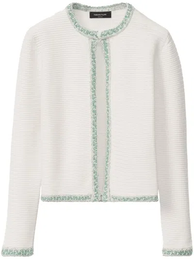 Fabiana Filippi Sequin-embellishment Jacket In White