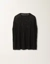 Fabiana Filippi Embroidered Sequin Sweater In Black