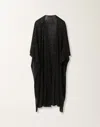 Fabiana Filippi Embroidered Sequin Cape In Black