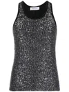 Fabiana Filippi Sequin-embellished Knitted Tank Top