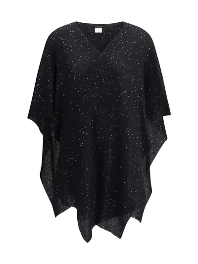 Fabiana Filippi Sequined Cape In Black