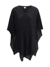Fabiana Filippi Sequined Cape In Nero