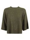 Fabiana Filippi Dolman Sleeve Sweater In Loden