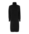 Fabiana Filippi Sequined High-neck Dress In Black