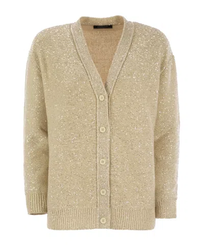 FABIANA FILIPPI SEQUINED LONG-SLEEVED SWEATER