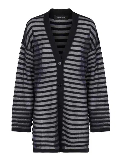 Fabiana Filippi Sequined Organza Cardigan By In Multi