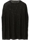 Fabiana Filippi Embroidered Sequin Sweater In Black