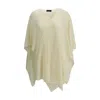 Fabiana Filippi Sequined Cape In Cream
