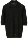 Fabiana Filippi Sequined Wool Polo Shirt