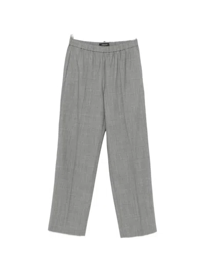 Fabiana Filippi Sequin-embellished High-neck Trousers In Gray