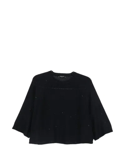 Fabiana Filippi Sequin-embellished Sweater In Black