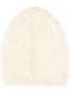 Fabiana Filippi Sequinned Beanie Hat In Neutral