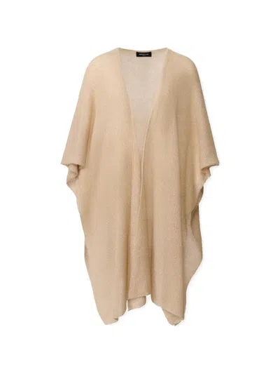 Fabiana Filippi Sequinned Cape In Neutral