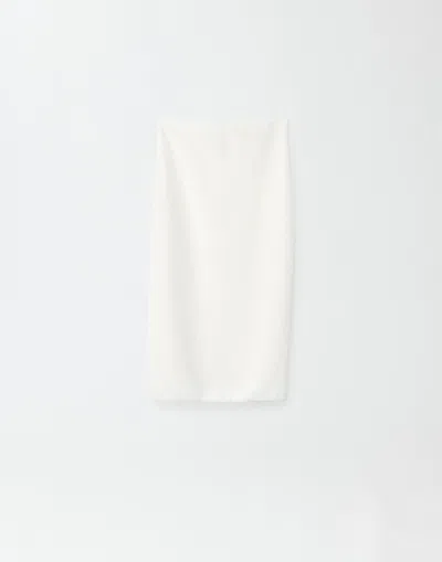Fabiana Filippi Sequinned Skirt In White