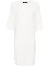 Fabiana Filippi Purl-knit Midi Skirt In White