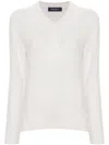 Fabiana Filippi Sequinned Sweater In White