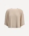 Fabiana Filippi Sequins Wool Sweater In Sand