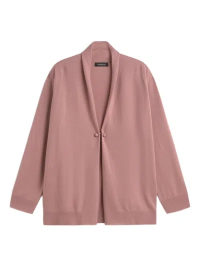 Fabiana Filippi Cardigan Mit Schalkragen In Pink