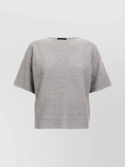 FABIANA FILIPPI SHINY FINISH COTTON SWEATER