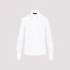 Fabiana Filippi Poplin Basic Shirt In Bianco Ottico