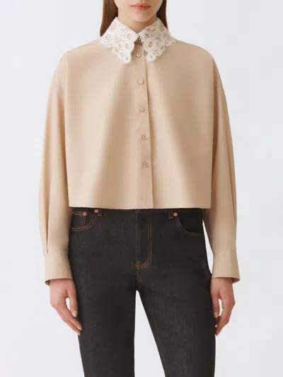 Fabiana Filippi Shirt  Woman Color Beige In Neutral