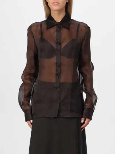 Fabiana Filippi Shirt  Woman Color Brown In Braun