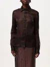 Fabiana Filippi Shirt  Woman Color Brown In Braun