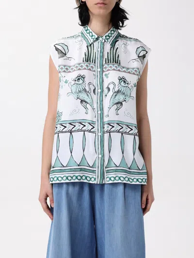 FABIANA FILIPPI SHIRT FABIANA FILIPPI WOMAN COLOR MINT,423831077