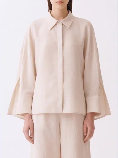 Fabiana Filippi Shirt  Woman Color Natural In Brown