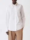 Fabiana Filippi Embellished-collar Shirt In White
