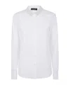 Fabiana Filippi Shirt With Filo Diamante Collar In White