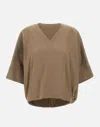 Fabiana Filippi Asymmetrical Hem Linen Viscose Blouse