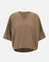 Fabiana Filippi Asymmetrical Hem Linen Viscose Blouse