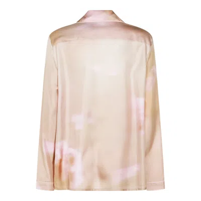 Fabiana Filippi Printed Pyjama-style Shirt In Neutral