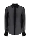 Fabiana Filippi Long-sleeved Button Shirt In Nero