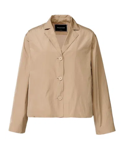 Fabiana Filippi Shirt-style Casual Jacket In Neutral