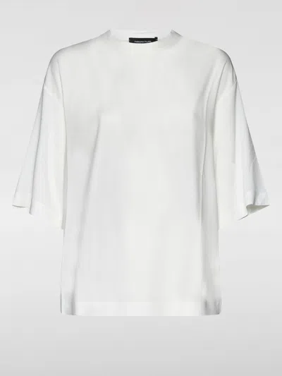 Fabiana Filippi Chiffon-crepe T-shirt In White