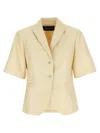 Fabiana Filippi Short Sleeve Blazer With Back Vent
